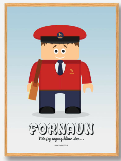 Postbud (dreng) - plakat