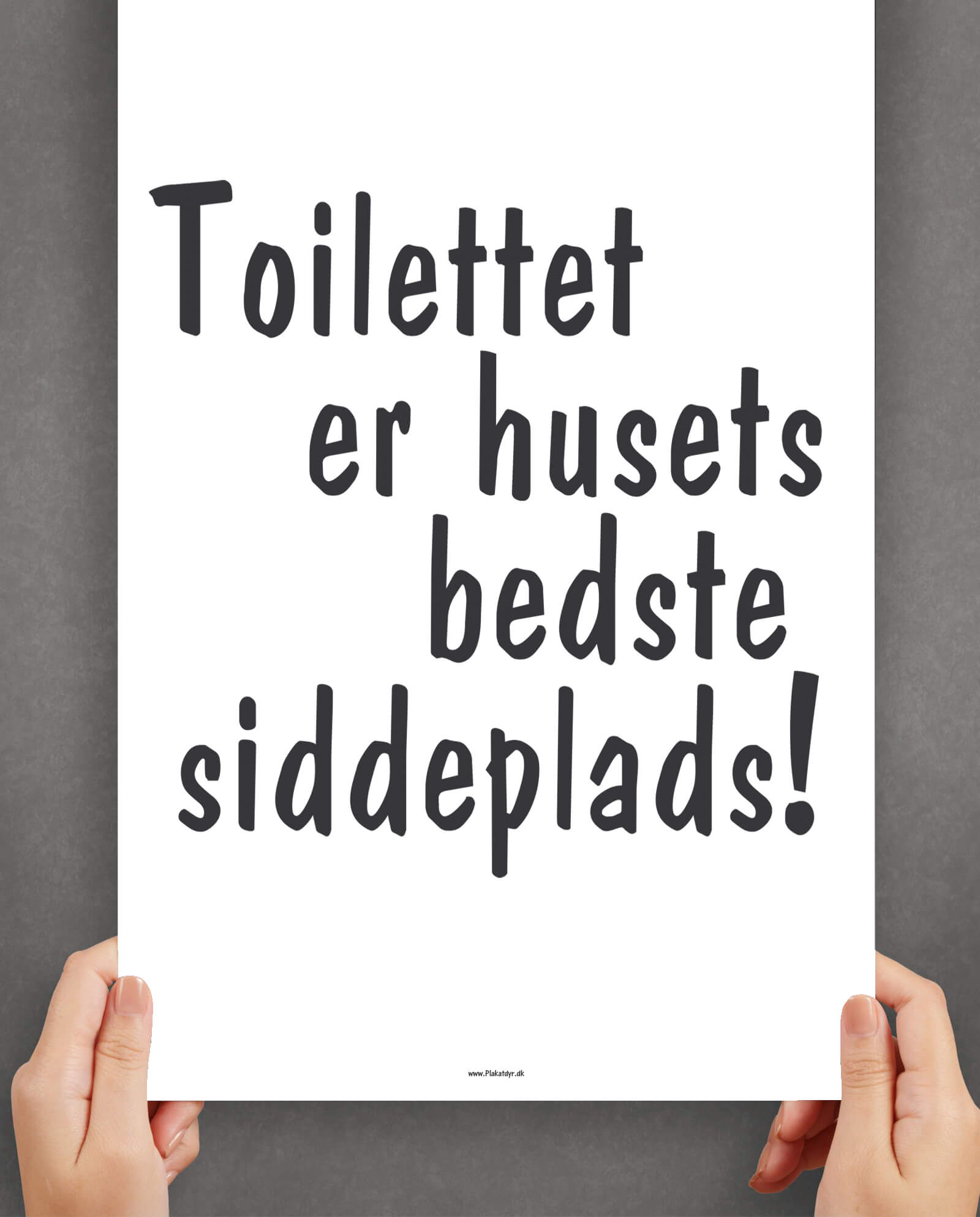 Husets bedste plads Badeværelse plakater