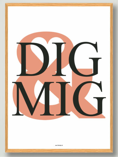 Dig og mig boligplakat
