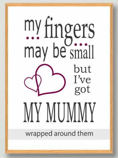 my fingers may be small farplakat