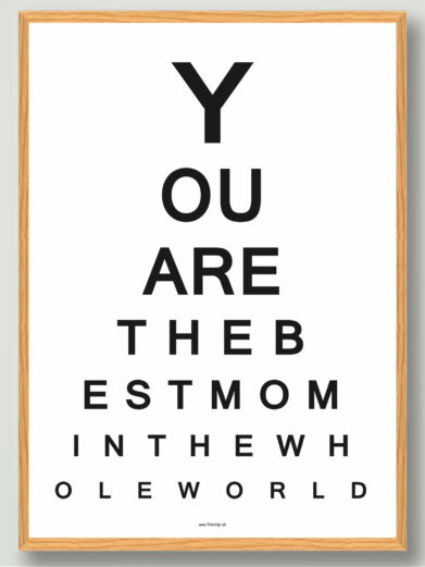 You are the best mom mors dag plakat