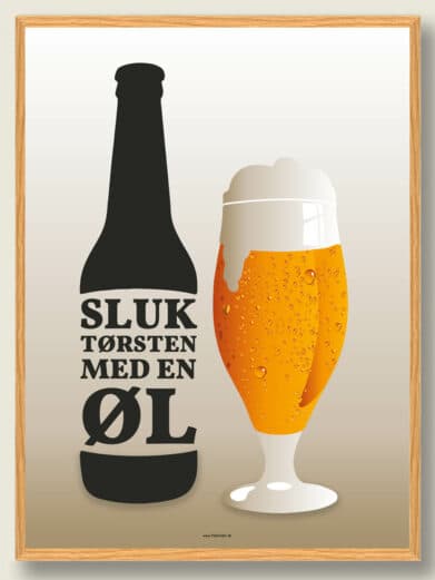Sluk tørsten.. - ølplakat