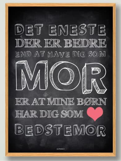 Gaveide bedstemor på mors dag