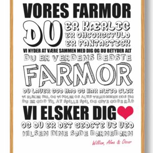 Vores farmor - plakat