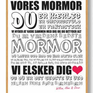 Vores mormor - plakat