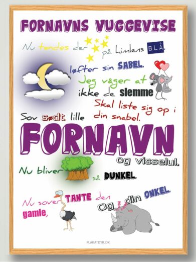 Vuggeviseplakat-lilla-daab-gaveide