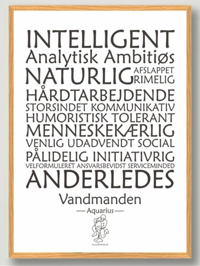 plakat-med-stjernetegn-vandmanden