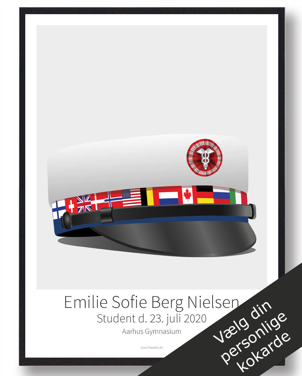 Hhx International Plakat Grå Størrelse: 50x70cm