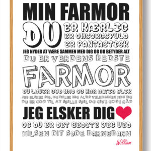 Min farmor - plakat