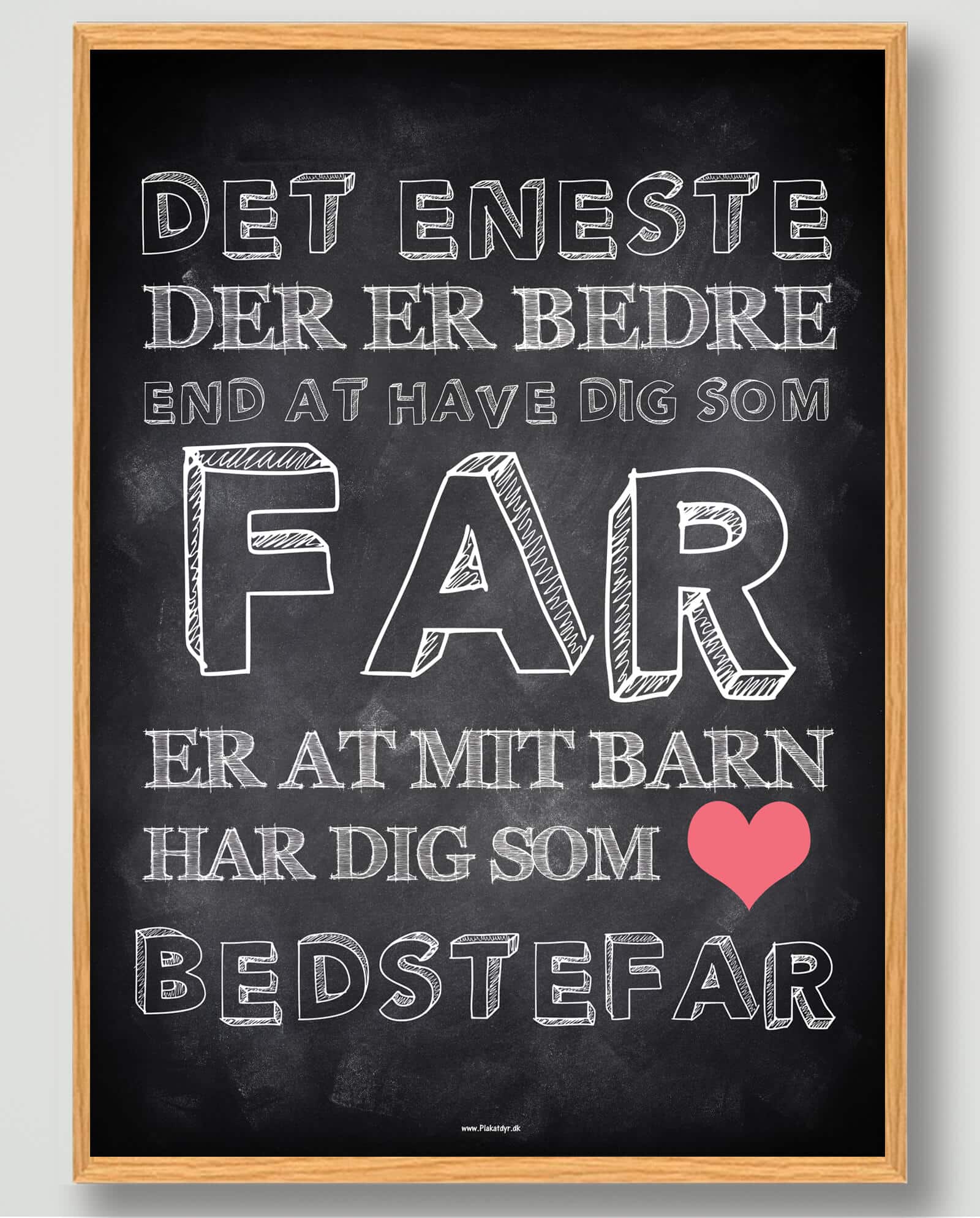 Det eneste mit barn, bedstefar - plakat