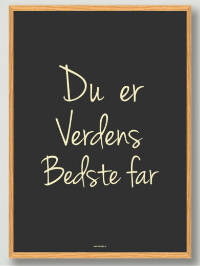 Verdens bedste far - plakat