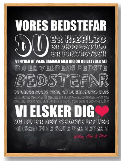Vores bedstefar - plakat
