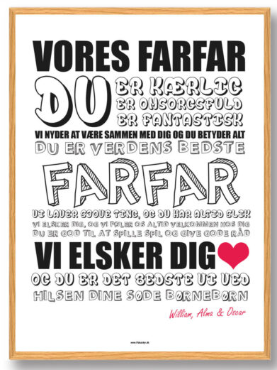 Vores farfar - plakat