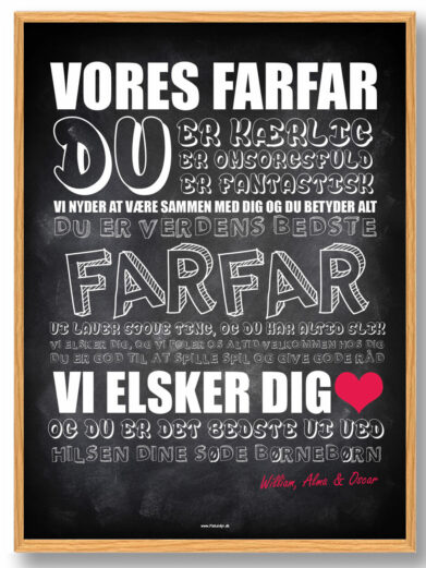 Vores farfar - plakat