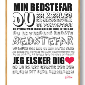 Min bedstefar - plakat