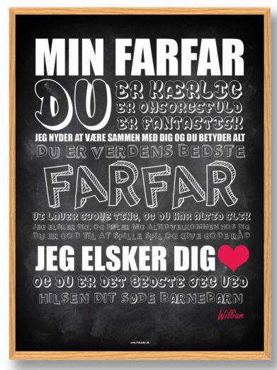 Min farfar - plakat
