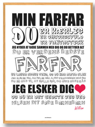 Min farfar - plakat