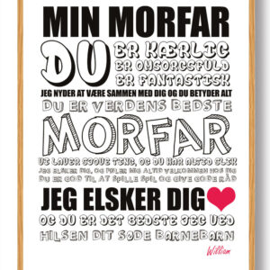 Min morfar - plakat