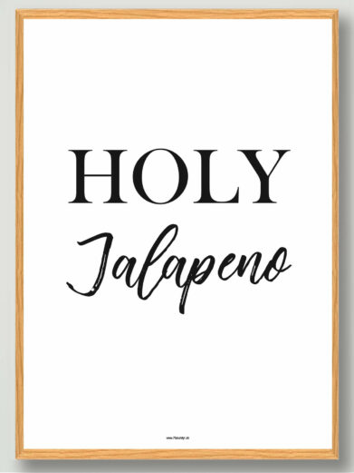 Holy jalapeno - plakat