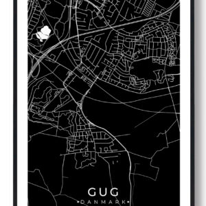 Gug by plakat - sort