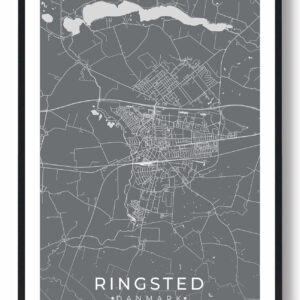 Ringsted by plakat - grå