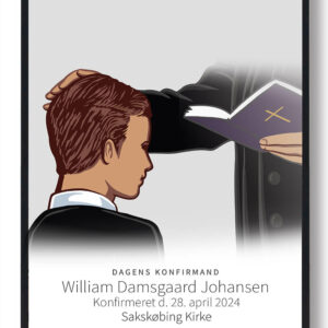 Konfirmationsgave til ham - plakat