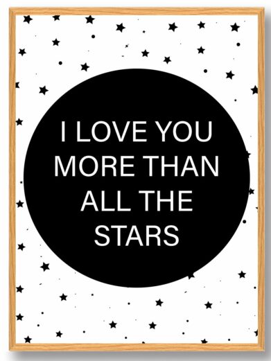 I LOVE YOU MORE... - plakat