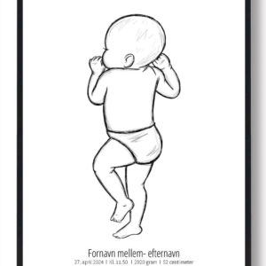 1:1 Fødselsplakat