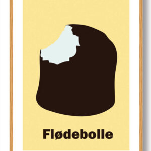Flødebolle - plakat