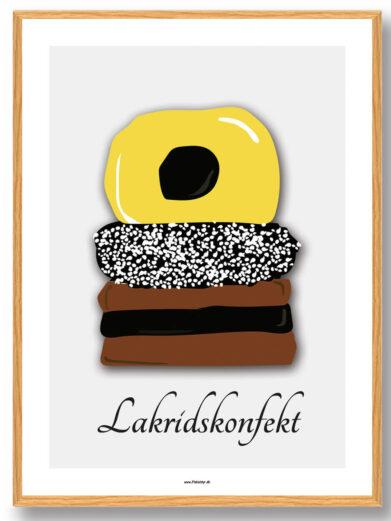 Lakridskonfekt - plakat