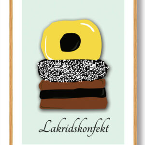lakridskonfekt - plakat
