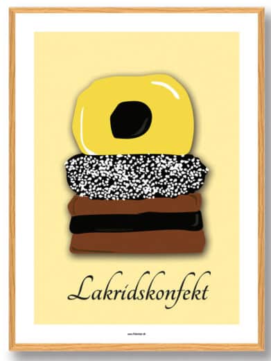 Lakridskonfekt - plakat