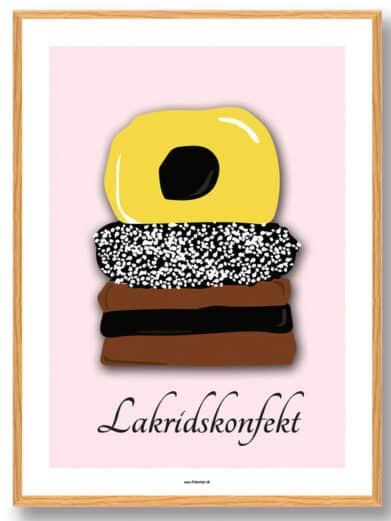 Lakridskonfekt - plakat