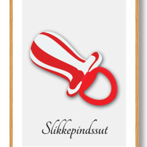 Slikkepindssut - plakat