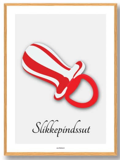 Slikkepindssut - plakat