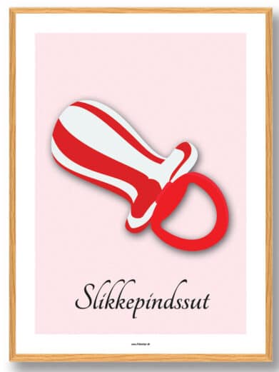 Slikkepindssut - plakat
