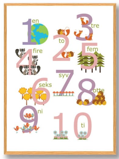 Talplakat 1-10