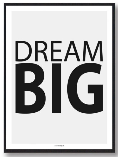 DREAM BIG - gamerplakat