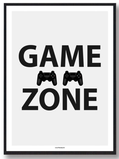 GAME ZONE - gamerplakat
