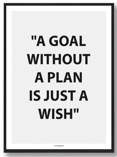 A GOAL WITHOUT A PLAN... - gamerplakat