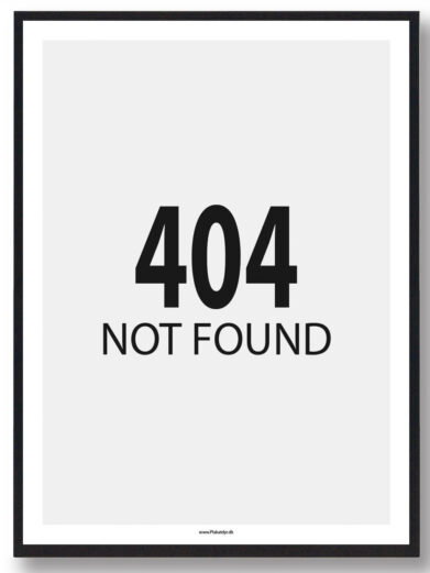404 side - gamerplakat