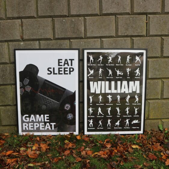 Fortnite plakater til gamer værelset.