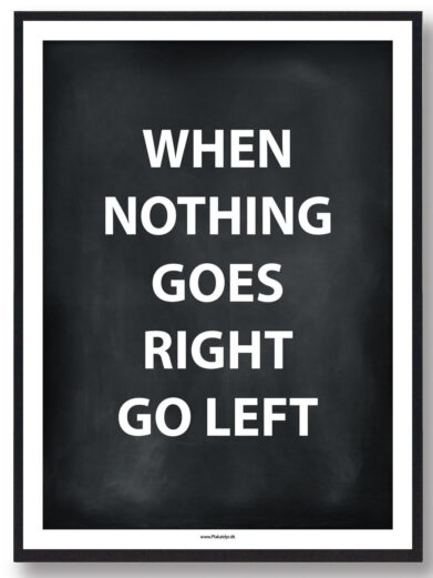 WHEN NOTHING GOES RIGHT... - gamerplakat (sort)