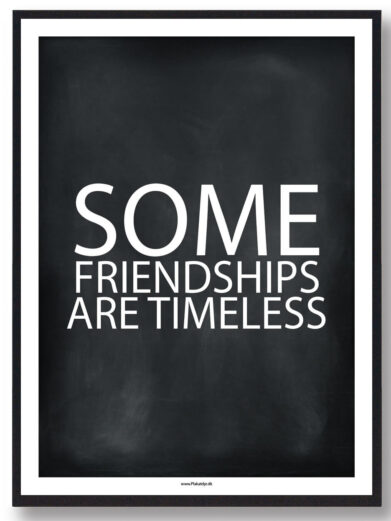 Some friendsships are timeless - gamerplakat (sort)