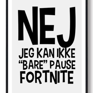 Nej, jeg kan ikke - plakat
