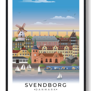 Svendborg plakat med hvid kant (RESTPARTI)