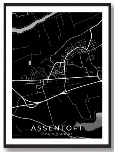 Assentoft by plakat - sort