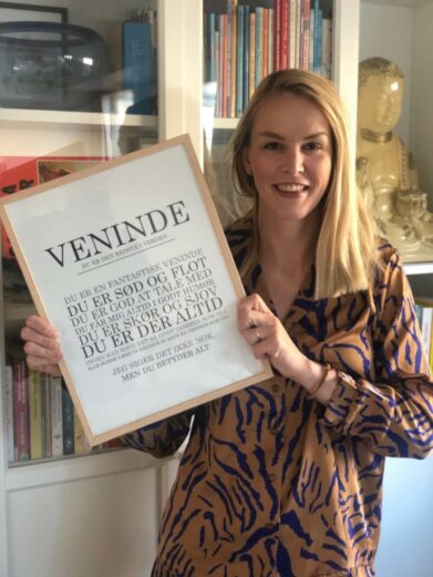 Veninde plakaten er en perfekt veninde gave