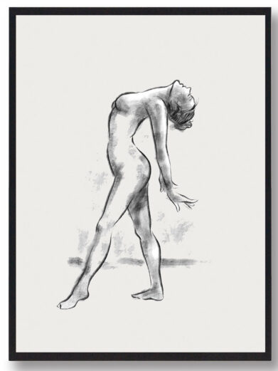 Elegant kvinde - plakat