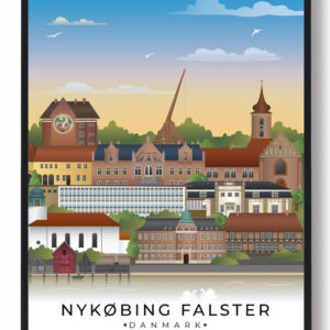 Nykøbing Falster byplakat (RESTPARTI)